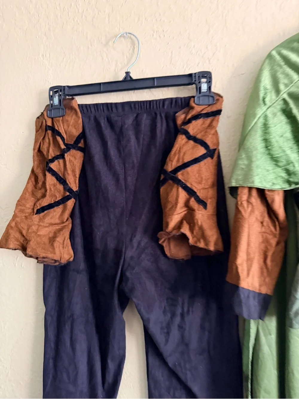 Green and Brown Medieval Robin Hood Style Kids Costume